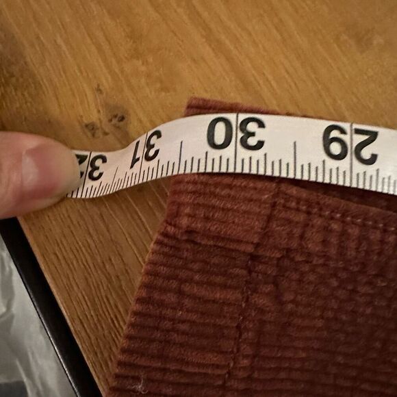 ModCloth orange corduroy flare pants size 2 - Picture 9 of 9